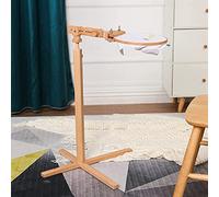 Adjustable Wooden Embroidery Stand - Cross Stitch Floor Frame for Needlework, Standing Lap Table for Embroidery Lovers