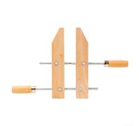 Adjustable Wooden Handscrew Clamp for Secure For Woodworking Clamping, Equipped with Hardwood Handles and Metal Spindles to Prevent Damage (8inch)