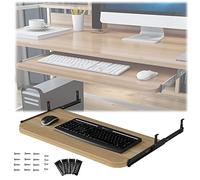 Adjustable Wooden Keyboard Tray 54 60 70x27 cm Design Mouse Pad Included 5 Colors Improvement Sliding Keyboard Support Home Office Essentials