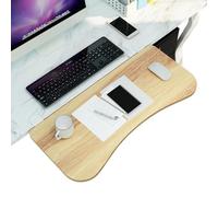 Adjustable Wooden Keyboard Tray Foldable 90° Design Easy Installation 55 65 75 x 25 cm with Wrist Rest & Arm Support for Ultimate Comfort in Home Office