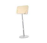 Adjustable Wooden le Reading Stand with Pa Clips, Height-Adjustab for Home Office & School, Portable Floor Reading Support (Color1, 70-142cm)