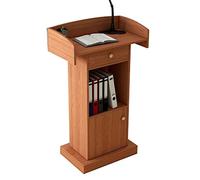 Adjustable Wooden Lectern for Speeches & Conferences - Perfect for Presentations Reading & Laptop Use Ideal for Events (Color: Color 2)