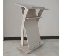 Adjustable Wooden Lectern on Wheels - Ideal Podium for Classrooms & Weddings Easy Assembly Portable Presentation Stand Stylish Design for Events & Speeches