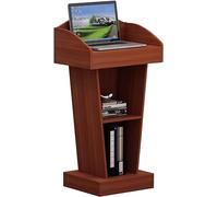 Adjustable Wooden Podium Stand for Public Speaking, Lectures & Churches - Stylish, Height-Adjustable Design, Perfect for Schools & Universities (60x40x110cm)