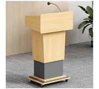 Adjustable Wooden Podium Stand - Versatile Lectern for Presentations Teaching Church Pulpit Restaurant Welcome Desk & Office Conferences - Professional & Sl esign