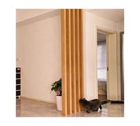 Adjustable Wooden Room Divider 4pcs Floor to Ceiling Partit for Hallways Kitchens Apartments & Offices Perfect for Creating Private Spaces (240cm 94.4in)