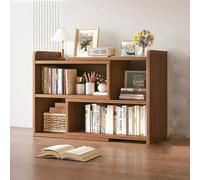 Adjustable Wooden Shelf Multi Layer Sto nizer with Side Shelf Modern Solid Wood Design for Home Office Versatile Boohelf for Slish nizat