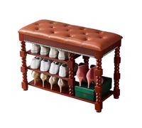 Adjustable Wooden Shoe Ranch with Cush Multi-Functal Entryway nizer Flip Lid Sto Slish Solid Wood Design for Shoes and Accessories