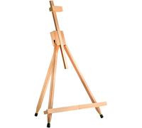 Adjustable Wooden Tabletop Easel - 79cm Beechwood Desk Easel for Painting, Drawing, and Art Display - Portable and Foldable Artist Easel Stand