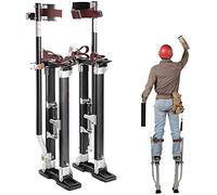 Adjustable Work Stilts for Painters - Craftsman Stilts for Drywall and Plastering with Safety Straps and Non-Slip Feet, Height 46-102cm