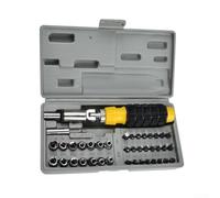 Adjustable Wrench and 41pc Screwdriver Bit Set Designed for Easy Electronic Dismantling