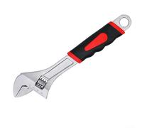 Adjustable Wrench Constructed from high Carbon Steel with Rubber Coating and Chrome Plating for Enhanced Grip and Resistance to wear in Various Repairs (6 inches)