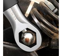 Adjustable Wrench Double-ended Box Wrench for Automotive Plumbing Repairs - 20.5 X 4 X 2.1 Centimeter Steel Labor-saving Plum Wrench Compact Maneuverable Gadget