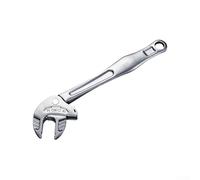 Adjustable Wrench, Extra Wide Adjustable Spanner, Crab Claw Wrench 32mm Jaw with Ratchet Mechanism, Anti-Slip Grip, 360° Rotation(24-32mm)