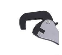 Adjustable Wrench for Mechanical Repair - 130mm Miniature Short-Handle Nut Wrench with Slotted Cross Screwdriver Bit, High-Strength Alloy