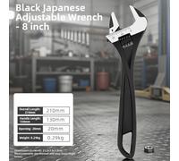 Adjustable Wrench Set, Wrenches for Crescent Sink Large Opening Multi-Purpose Hand Tool Spanner Set(A)