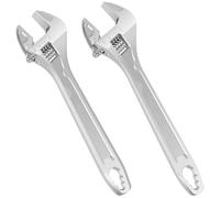 Adjustable Wrench Tool Wide Jaw Opening Spanner with Graduated Marking Multipurpose Plumbers Wrench Wide Jaw Wrenches for Maintenance and Assembly