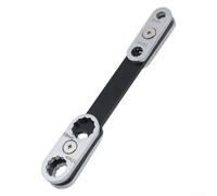 Adjustable Wrench Tool with 360 Degree Rotation for Accessing Difficult Areas, Featuring For Durable Carbon Steel and Comfortable Ergonomic Handle (ring wrench)