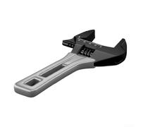 Adjustable Wrench, Ultra Low Profile Short Handle 5/6/8 Inch Chromium Vanadium Steel with Deep Jaw for Tight Spaces Automotive Plumbing HVAC(F)