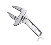 Adjustable Wrenches Open-End Wide Jaw Spanners Wrenches | 9-70mm | Ultra-Thin Shifting Spanner Shank Plumber Bathroom Hand Tool for Bathroom/Washbasin/Tube Nut Disassembly, Black, (dsadsa)