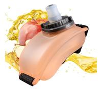 Adjustable Wrist Water Bottle - Portable Silicone Hydration Band Reusable Mini Hip Flask Waterproof Sports Container Hands Free Lightweight Drink Holder Wrist Mounted | Supplemen