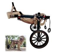 Adjustable XL Dog Wheelchair for Back Legs - Khaki Mobility Aid for Medium & Large Dogs Cats Rabbits - Perfect for Disabled Pets' Walking & Exercise Support