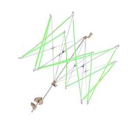 Adjustable Yarn Reel - Umbrella Holder for Rolling Skeins | Portable Thread Reel for Knitting, Weaving & Embroidery | Spring Design for Home, Study & Work