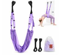 Adjustable Yoga Swing Strap, Fitness Stretch Training Band, Portable Dance Waist & Split Training Aid, Gym Equipment for Pilates, Ballet, Gymnastics, Muscle Stretching & Physical Rehab