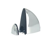 Adjustable Zinc Alloy Fish Mouth Clip Glass Clamp Holder Glass Wood Shelves Support Shelf Brackets for Glass Shelves for Balustrade Staircase Handrail(XL)