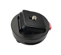 AdjustableMetal Quick Release Clamp Tripod Ball Head Mount Panel for Photography and Video Lightweight Metal Camera Bracket