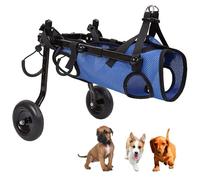 AdjustableWheelchair for Small Dogs AllTerrain Stroller with Rear Leg Support Mobility Aid for Disabled s Lightweight & Durable Design
