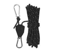 Adjusted Lanyards Hangings Tent Grow Plant Pulleys Rope Clip Ratchets Hanger Metal Liftings Pulleys Hook Campings Ratchets Rope