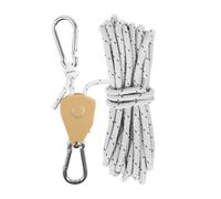 Adjusted Lanyards Hangings Tent Grow Plant Pulleys Rope Clip Ratchets Hanger Metal Liftings Pulleys Hook Campings Ratchets Rope