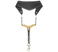 Adjusted Length Saxophone Neck Strap Soft Sax PU Leather Strap Padded Upgraded For Alto Tenors Saxophone