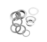 Adjusting Shim Ultra Thin Plain Washers SUS304 Stainless Steel, Durability Adjusting Shim Washers Flat Gaskets 50pcs