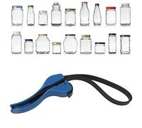 Adjustive Bottle and Jar Opener for Weak Hands, Rubber Bands Lever Jar Opener Versatile Can Opener with Comfortable Handle for Seniors with Arthritis (36 x 25 m/14.2x9.8in)