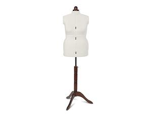 Adjustoform Lady Valet Large Textured Ecru Adjustable Dress Form (UK Dress Size 20-26)