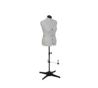 Adjustoform Sew Simple FG3272 Adjustable Dress Form Silver M-L (US Dress Size 10-16) 8 Part Female Sewing Mannequin + Pin Grip Hem Marker