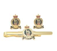Adjutant General's Corps (AGC) Cufflinks and Tie Clip Set