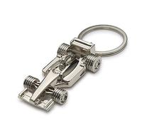 ADKEYFOD 3D F1 Race Car KeyChain | Driver Keyfob gift for father husband boyfriends, Metallic, Medium, Metallic, Medium