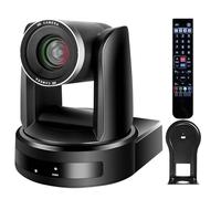 ADKIDO PTZ Camera 10X Optical Zoom Video with SDI Cameras, HDMI Camera Support PTZ Control and IP Live Streaming Output for Conferencing, Church
