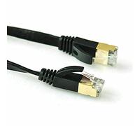 ADL Cat7 Ethernet Cable 10 m - High-Speed SSTP LAN Patch Cord, 10Gbps 600MHz Pure Copper, Gold-Plated RJ45 Connectors for Router, Modem, Gaming, PS5, Xbox, Switch (Black)