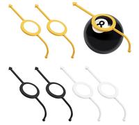 ADLABLD 9Pcs Precision Pool Shot Aiming Aid, Billiards Aiming Trainer Billiards Accessories, Billiards' Training Aids for 2-1/4 Inch Balls, Improve Your Game for Billiard Players