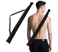 ADLABLD Sword Bag Black Samurai Swords Carrying Case Ninja Sword Sheath Cover Carry Bag Carrying Case Holder Katana Cases with Strap Bokken Bags for Samurai Cosplay Costume Halloween Party
