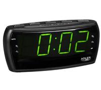 Adler AD 1121 radio Clock Analog & digital Black