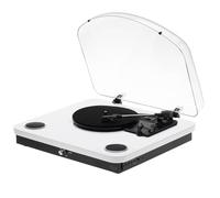 ADLER EUROPE AD 1914 Turntable White Bluetooth 5.4 USB Recording 3 Speed Belt Drive Speaker RCA Output Retro Ceramic Pickup