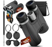 Adler Focus 10 x 42 Nitro Magnesium Binoculars with Nitrogen Filling, Waterproof, Binoculars for Adults, BAK4 HD Prism + FMC Lens, with Eagle Eye, Perfect for Glasses Wearers