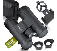 Adler Focus Binoculars 10x42 for Adults, Eagle Eye Technology, 18 mm HD Eyecup, BAK4+FMC Field Picker for Glasses Wearers, Travel, Hiking, Hunting, Bird Watching