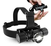 Adler Focus Headlamp (1000 Lumens, 24 Hours Runtime) - Rechargeable LED Headlamp - Extremely Bright - Focusable [Energy Class A]