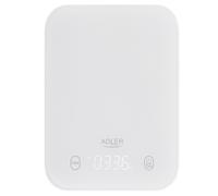 Adler Kitchen Scale | AD 3181w | Graduation 1 g | Display type LED | White